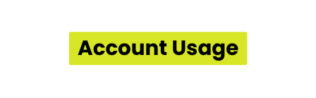 Account Usage